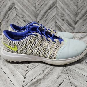 Nike Lunar Empress 2 Spikeless Golf Shoes Size 10 819040-401 Blue Gray